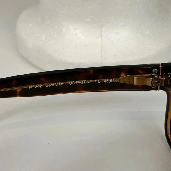 Maui Jim Sunglasses Dive Deep MJ 242-10 Tortoise Frame w/Brown Lens - Picture 11 of 13